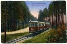 Část trati mezi Radvanicemi a Petřvaldem na počátku 20. století,  Zdroj: Archiv města Ostravy, Sbírka fotografií