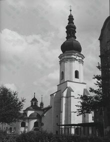 Kostel sv. Václava v roce 1978, Archiv města Ostravy, Sbírka fotografií, Autor: Hana Kunzová
