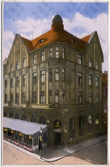 Hotel a kavárna Royal, Zdroj: Archiv města Ostravy, Sbírka fotografií