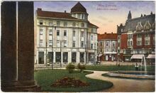 Kavárna de l´Europe (1918-1922), Zdroj: Archiv města Ostravy, Sbírka fotografií