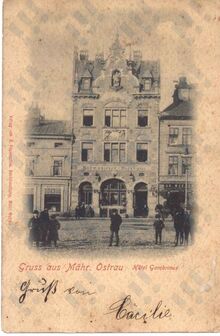 Radvanická pivnice po přestavbě na Hotel Gambrinus, konec 19. století. Zdroj: Archiv města Ostravy, Sbírka fotografií