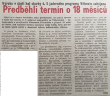 Článek v Ostravském večerníku z 2. 8. 1978.