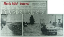 Článek v Ostravském večerníku z 9. 7. 1984.