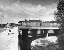 Frýdlantské mosty v roce 1986. Zdroj: Archiv města Ostravy, Sbírka fotografií. Autor: Hana Kunzová.