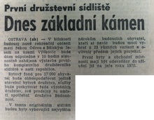 Článek v deníku Nová svoboda z 5. 7. 1969