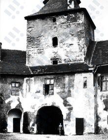 Slezskoostravský hrad v 30. letech 20. století. Zdroj: Archiv města Ostravy, Sbírka fotografií.