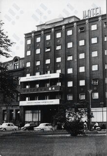 Hotel Imperial v roce 1964. Zdroj: Archiv města Ostravy, Sbírka fotografií. Autor: Miroslav Ležoň