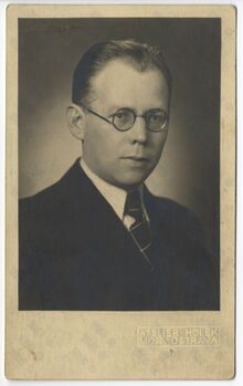 Hynek Kožušník (1902–1977). Zdroj: Archiv města Ostravy, Sbírka fotografií.