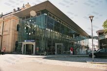 Rekonstruovaná budova nádraží Ostrava-Svinov. Zdroj: Archiv města Ostravy, Sbírka fotografií, autor: Hana Kunzová