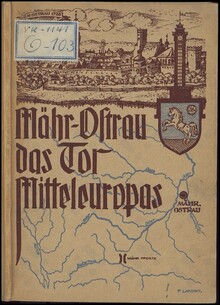 Obálka publikace Klitzner, Julius. Mähr.-Ostrau, das Tor Mitteleuropas. Zdroj: Archiv města Ostravy