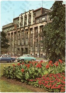 Budova OKD v 70. letech 20. století. Zdroj: Archiv města Ostravy, Sbírka fotografií 