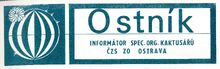 Logo časopisu Ostník, 1985, Zdroj: Archiv města Ostravy
