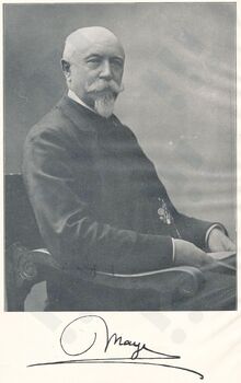 Ing. Dr. mont. h. c. Jan Mayer (1839–1917). Zdroj: Archiv města Ostravy.