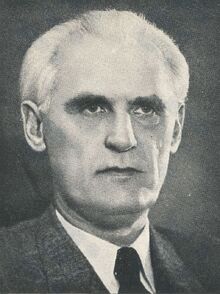 Ing. Dr. techn. Antonín Bechný (1893–1964), první poválečný ředitel znárodněných Vítkovických železáren. Zdroj: Archiv města Ostravy.