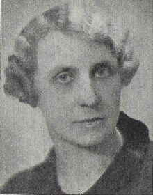 Olga Hrušková. Zdroj: Moravská Ostrava. Moravská Ostrava 1937