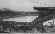 Zimní Stadion Josefa Kotase před zastřešením. Zdroj: Archiv města  Ostravy, Sbírka fotografií
