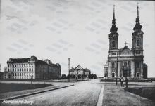 Kostel ve 20. letech 20. století. Zdroj: Archiv města Ostravy, Sbírka fotografií. 
