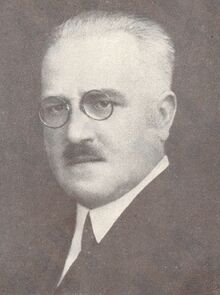 Vrchní báňský inspektor Ing. Jaroslav Novotný (1876–1939). Zdroj: Archiv města Ostravy.