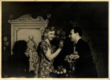 Lída Slaná v představení NDMS Ostrava. Zdroj: Sbírka fotografií, Archiv města Ostravy