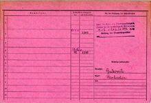 Archiv města Ostravy -&nbsp;domovská kartotéka