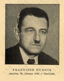 František Hurník Zdroj: Počátky a&nbsp;rozvoj Čs. strany národně socialistické v&nbsp;Ostravě, 1947.