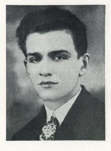 Jaroslav Vala, Zdroj: Památník obětí druhé světové války ve Staré Bělé, Ostrava 1950