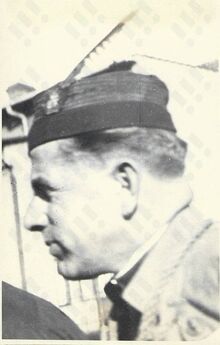 Bohumil Kolovrat v&nbsp;r. 1938 na župním sletě v&nbsp;Přívoze, Archiv města Ostravy, osobní fond Pekárek Bohumil.