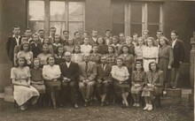 Josef Dušek, ředitel školy. Zdroj: Archiv města Ostravy, fond 2. střední škola Ostrava-Vítkovice, kronika měšťanské školy dívčí 1923-1940
